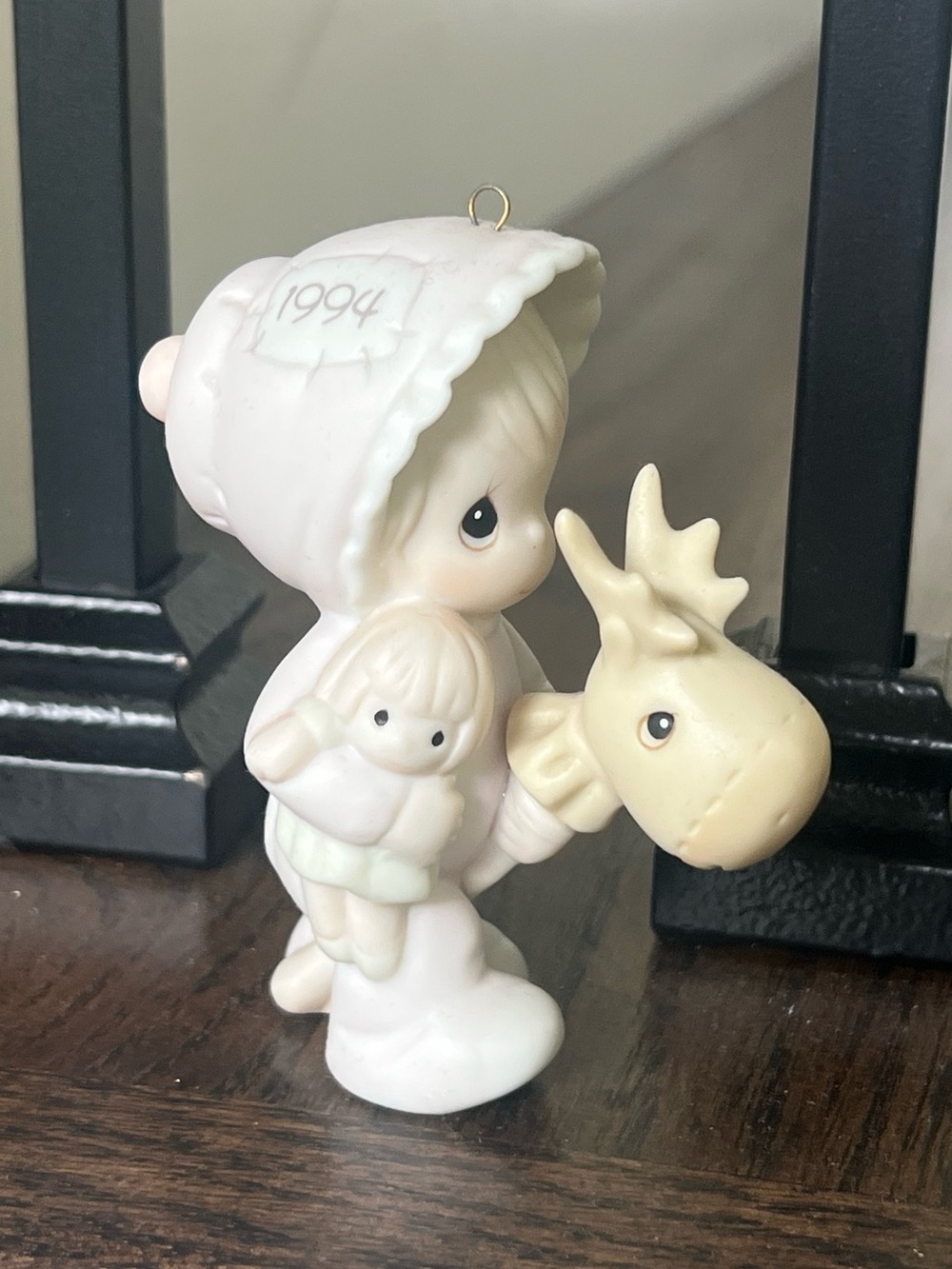 Precious Moments 1994 Baby Girl 1st Christmas Ornament